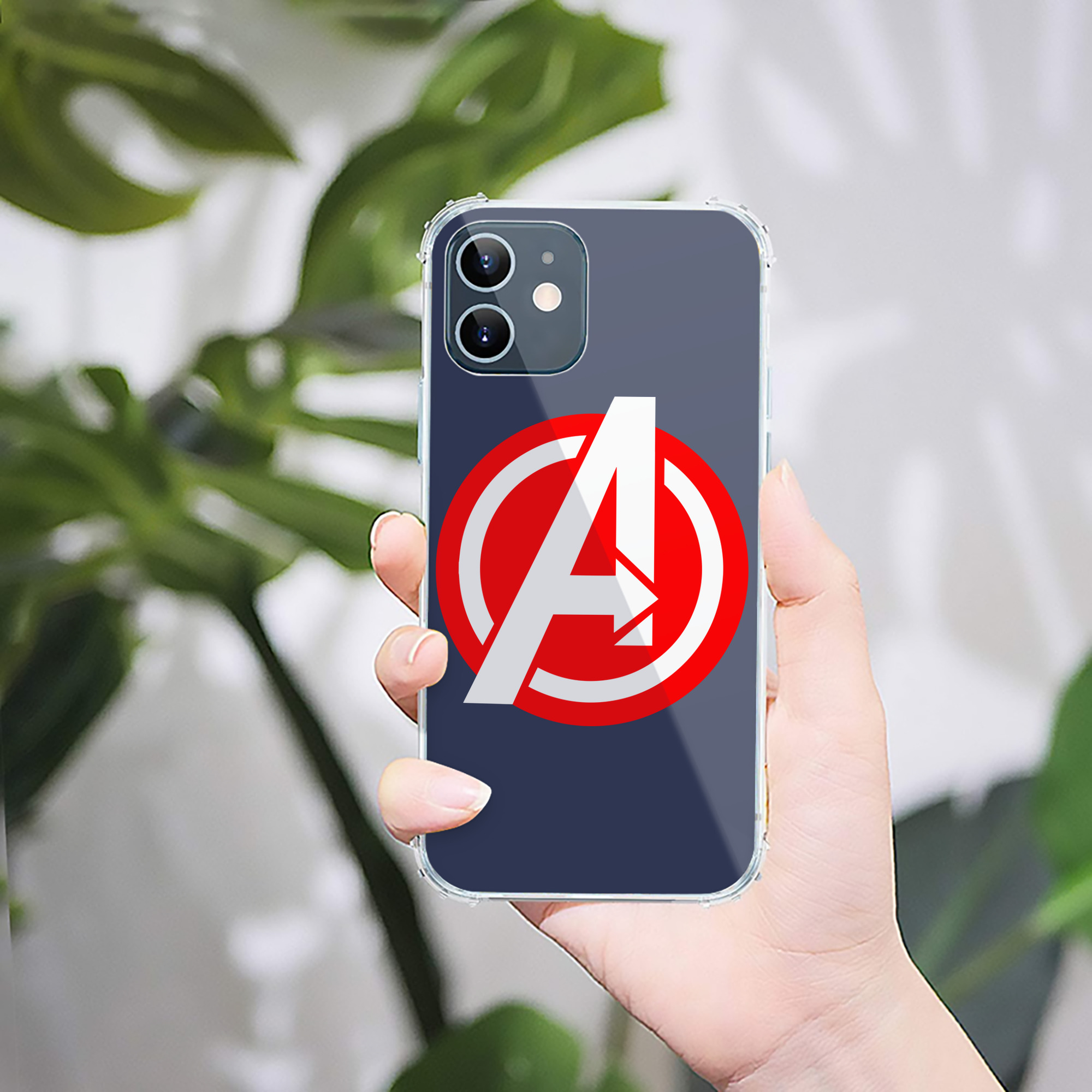 （画像用） アベンジャーズ The Avengers 【iPhone 12シリーズ対応】透明スマホケース（クリアソフトケース）